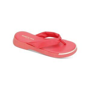Kenneth Cole Women's Thong Slide Sandal Flip-Flop Platform Coral Size 8.5 M